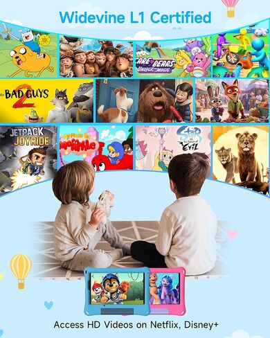 تابلت Ulefone Kids، مراقبة أبوية متقدمة وتعلم Gemini AI، Android 15، شاشة TÜV SÜD مريحة للعين، 8.68 بوصة، 8 جيجابايت + 128 جيجابايت/2 تيرابايت، 5G WiFi/شريحة اتصال مزدوجة، حافظة مقاومة للصدمات مع قلم ومجموعة DIY (أزرق) in Kuwait
