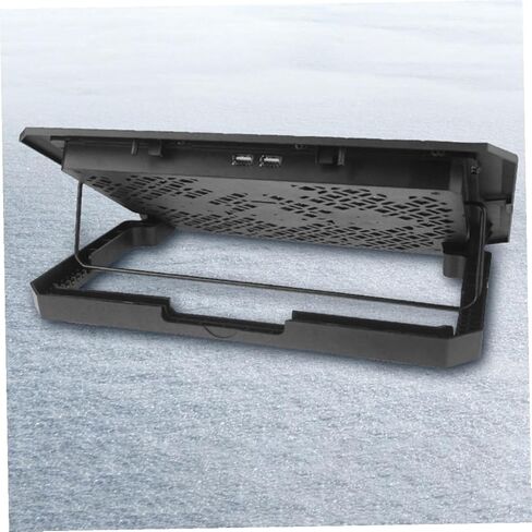 Laptop Cooling Pad with Fan and Adjustable Speed for 15.6-inch Laptops, Silent Computer Cooler Stand with Blue LED Light, Suitable for Gaming and Office Use in Saudi Arabia