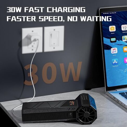 مروحة تربو X3 Pro، منفضة هواء لاسلكية، محرك بدون فرشاة عالي السرعة، سرعة الرياح 69 متر/الثانية، ضغط هواء 320 جيجا، 110000 دورة في الدقيقة، شاشة رقمية عالية الدقة، USC-C قابلة لإعادة الشحن in Kuwait