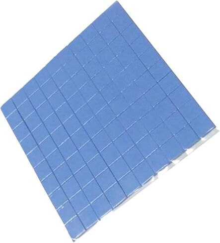 Angoily 100PCS Silicone Thermal Pads High Elasticity Heat Conductive Cooling Pads for CPU Ic LED Chip Heatsink Computer Accessories and Easy to Install in Saudi Arabia