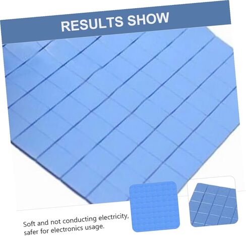Angoily 100PCS Silicone Thermal Pads High Elasticity Heat Conductive Cooling Pads for CPU Ic LED Chip Heatsink Computer Accessories and Easy to Install in Saudi Arabia
