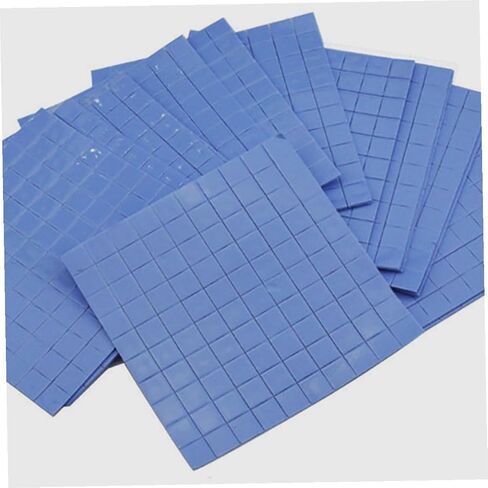 Angoily 100PCS Silicone Thermal Pads High Elasticity Heat Conductive Cooling Pads for CPU Ic LED Chip Heatsink Computer Accessories and Easy to Install in Saudi Arabia