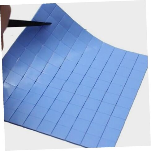 Angoily 100PCS Silicone Thermal Pads High Elasticity Heat Conductive Cooling Pads for CPU Ic LED Chip Heatsink Computer Accessories and Easy to Install in Saudi Arabia