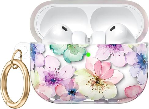 حافظة Leopard for AirPods Pro 3 (2025)، حافظات حماية ناعمة من مادة TPU لأجهزة AirPods Pro الجيل الثالث للنساء. متوافق مع ملحقات حافظة Apple AirPods Pro 3 اللطيفة مع سلسلة مفاتيح، مصباح LED أمامي مرئي in Kuwait