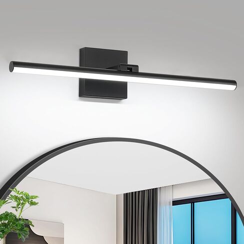 48 بوصة LED الحمام ضوء الغرور (3000K/4000K/6000K ، قابلة للضايق) ، النحاس النحاس الإضاءة الحمام المباراة فوق المرآة ، شريط ضوء الغرور للحمام مع زاوية قابلة للتعديل in Saudi Arabia