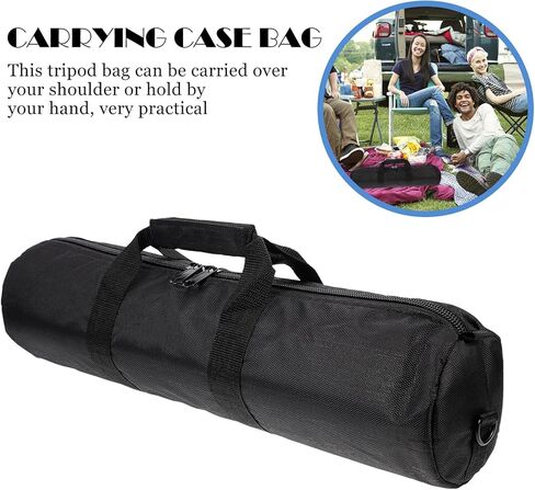 Thickened Tripod Carrying Case with Zippered Closure 55cm X 13cm, Photography Equipment Bag for Light Stands and Mic Stands, Portable Protective Storage for Photographers in Saudi Arabia