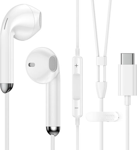 Wired Headphones for iPhone 17/17 Pro/17 Pro Max/Air/16e 16 Pro Max 16 Plus/Pro 15 Plus Pro 15, iPhone 16e Earphones Wired Earbuds 16e Ear Buds USBC Ear Phone Jack for Samsung Galaxy A16 5G A36 A56 in Saudi Arabia
