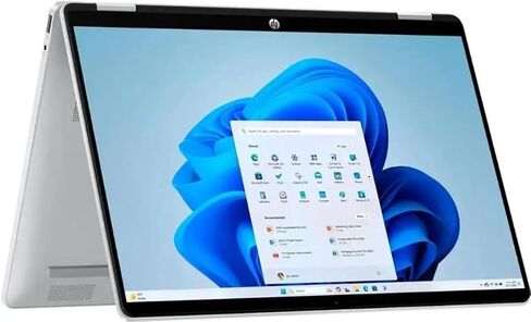 كمبيوتر محمول HP OmniBook 5 Flip 2 في 1 مقاس 14 بوصة FHD+ بشاشة تعمل باللمس | Intel Core 7 150U | Intel Graphics | Copilot | إضاءة خلفية | فضي | ذاكرة الوصول العشوائي 16 جيجابايت DDR5 | 1024 جيجابايت SSD | Windows 11 Home | حزمة مع كابل HDMI in Kuwait
