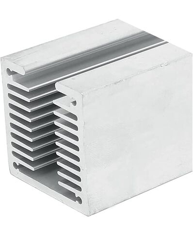 Easycargo 50x50x50mm Heatsink, Aluminum Cooler Heat Sink U-Shape for Cooling LED Power Amplifier TEC1-12706 Thermoelectric Cooler Water Cooling Modules (50mmx50mmx50mm) in Saudi Arabia