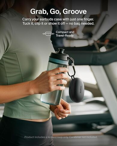 Belkin SoundForm ActiveFit Wireless Earbuds w/Built-in Microphone, USB C Fast Charging, 36H Battery Life, IP54 Water Resistance - Bluetooth Earbuds for iPhone, iPad, Galaxy, Pixel, & More - Black in Saudi Arabia