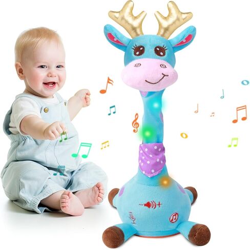 MIAODAM Dancing Cactus, Talking Cactus Baby Toy, Colorful Glowing Repeating Cactus Toy for Baby Toddler, Singing Cactus Toy 120 Pcs Songs Repeats What You Say for Baby Toy Gift Mimicking in Kuwait