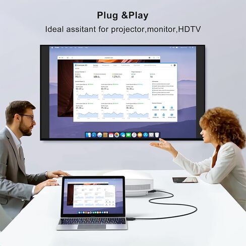 كابل ميليا ديسبلاي بورت إلى VGA بطول 6 أقدام، كابل محول DP (كمبيوتر) إلى VGA (شاشة) 1080P@60 هرتز، متوافق مع أجهزة الكمبيوتر المحمول والكمبيوتر الشخصي والشاشة وجهاز العرض in Saudi Arabia