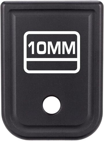 لوحة قاعدة مجلة الألومنيوم المؤكسد للأداء NDZ لموديلات Glock Gen 1-4 G20 G21 G29 G30 G40 G41 - تناسب 10 مم و.45 ACP - لوحة أرضية مُشكَّلة باستخدام الحاسب الآلي - صنع في الولايات المتحدة الأمريكية - اختر الطراز in Kuwait