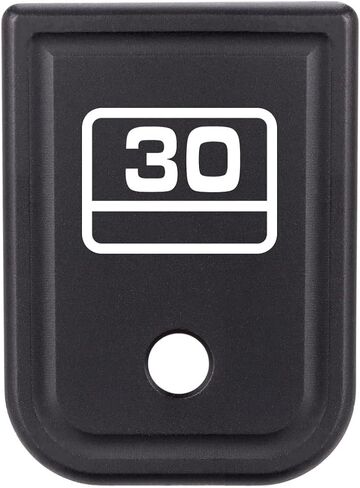 لوحة قاعدة مجلة الألومنيوم المؤكسد للأداء NDZ لموديلات Glock Gen 1-4 G20 G21 G29 G30 G40 G41 - تناسب 10 مم و.45 ACP - لوحة أرضية مُشكَّلة باستخدام الحاسب الآلي - صنع في الولايات المتحدة الأمريكية - اختر الطراز in Kuwait