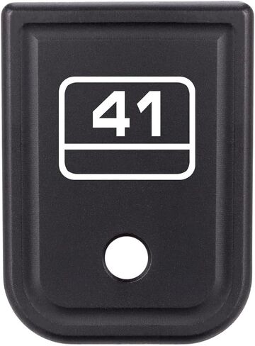 لوحة قاعدة مجلة الألومنيوم المؤكسد للأداء NDZ لموديلات Glock Gen 1-4 G20 G21 G29 G30 G40 G41 - تناسب 10 مم و.45 ACP - لوحة أرضية مُشكَّلة باستخدام الحاسب الآلي - صنع في الولايات المتحدة الأمريكية - اختر الطراز in Kuwait