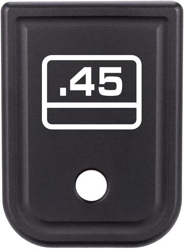 لوحة قاعدة مجلة الألومنيوم المؤكسد للأداء NDZ لموديلات Glock Gen 1-4 G20 G21 G29 G30 G40 G41 - تناسب 10 مم و.45 ACP - لوحة أرضية مُشكَّلة باستخدام الحاسب الآلي - صنع في الولايات المتحدة الأمريكية - اختر الطراز in Kuwait