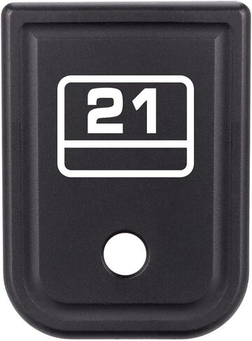 لوحة قاعدة مجلة الألومنيوم المؤكسد للأداء NDZ لموديلات Glock Gen 1-4 G20 G21 G29 G30 G40 G41 - تناسب 10 مم و.45 ACP - لوحة أرضية مُشكَّلة باستخدام الحاسب الآلي - صنع في الولايات المتحدة الأمريكية - اختر الطراز in Kuwait