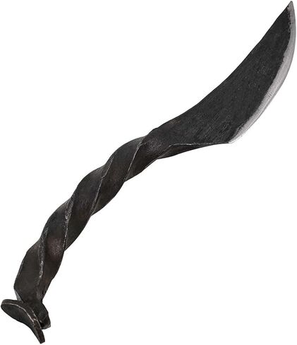 Mythrojan Twisted Railroad Spike Knife Railroad Iron Hand Forged Rail Knife in Saudi Arabia