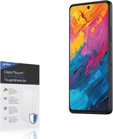 واقي شاشة BoxWave متوافق مع TCL 60 XE Nxtpaper 5G - ClearTouch مضاد للتوهج (عبوتان)، طبقة رقيقة غير لامعة مضادة لبصمات الأصابع in Kuwait