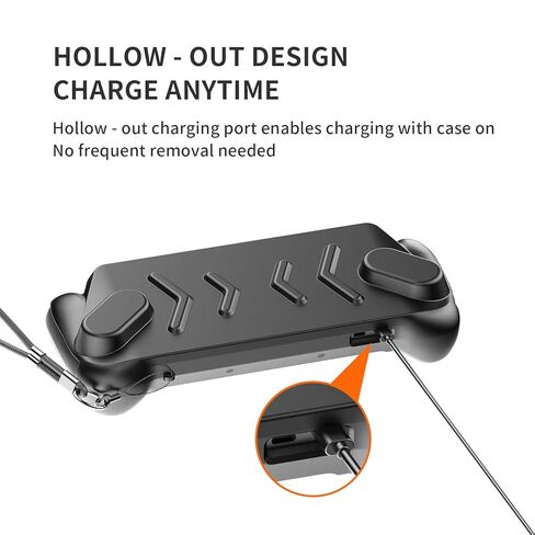 XYYORITRIX Protective Case + Cover for ROG Xbox Ally X/ROG Xbox Ally，Ergonomic Design Enhanced Grip Reinforced Corners Impact-Resistant Abrasion-Resistant Includes Stand Function (Black) in Saudi Arabia