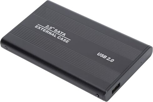 HDD Enclosure, Aluminum Portable SSD Hard Disk Box with LED Indicator, 3TB USB2.0 for OS X Laptops and Desktop Computers in Saudi Arabia