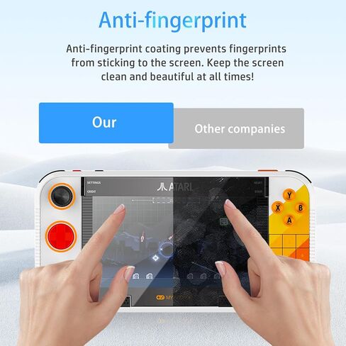 Screen Protector for My Arcade Atari Gamestation Go, HD Tempered Glass,9h Hardness,Scratch,Anti-Fingerprin,Tempered Glass Film Guard for Atari Gamestation Go[1 Pack] in Saudi Arabia