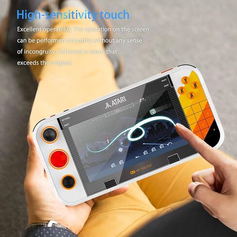 Screen Protector for My Arcade Atari Gamestation Go, HD Tempered Glass,9h Hardness,Scratch,Anti-Fingerprin,Tempered Glass Film Guard for Atari Gamestation Go[1 Pack] in Saudi Arabia