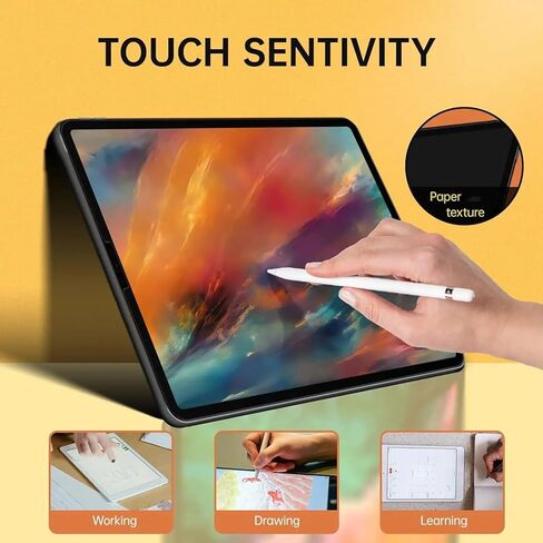(قطعتان) واقي شاشة ملمس ورقي غير لامع متوافق مع Microsoft Surface Pro 8/9/10/11/Pro X 13 بوصة 2024 ناعم مضاد لبصمات الأصابع والكتابة والرسم باستخدام القلم مثل الورق in Kuwait