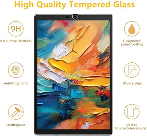 قطعتان من واقي الشاشة لجهاز TCL TAB 8 NXTPAPER 5G 8.7 بوصة (2025)، واقي غشاء من الزجاج المقسى لأجهزة TCL TAB 8 Gen2 8.7 اللوحية in Kuwait