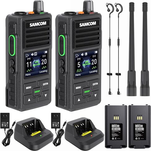 SAMCOM 2026 Upgrade FPCN50A DMR Dual Mode Digital Analog Two-Way Radio, IP67 Waterproof 2 Way Radios with Customised ID/Name,GPS,Message,Emergency Button, Group, Programming 5W Walkie Talkies Type-C in Saudi Arabia