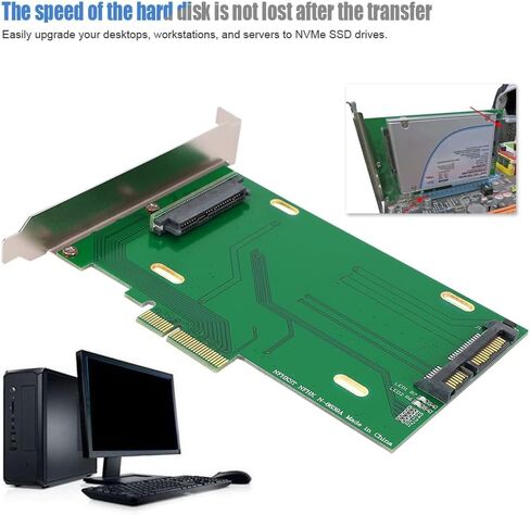 PCIe x4 to 2.5 inch NVMe U.2 SSD SF8639 Riser Card High Speed Adapter for 750 P3700 PM963 Workstations Servers in Saudi Arabia