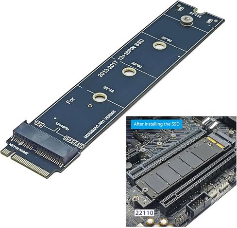 مجموعات محولات NVME HDDs محولات مطورة لحجم 2013 2014 2015 2017 A1465 A1466 22110 in Saudi Arabia
