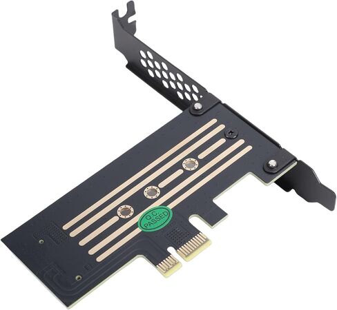 M.2 NVMe to PCIe X1 5.0 Adapter Card, High Speed 32Gbps SSD Expansion for 2280 2260 2242 2230 M.2 NVMe SSDs, with Aluminum Heatsink, for Window 10 11 PC in Saudi Arabia