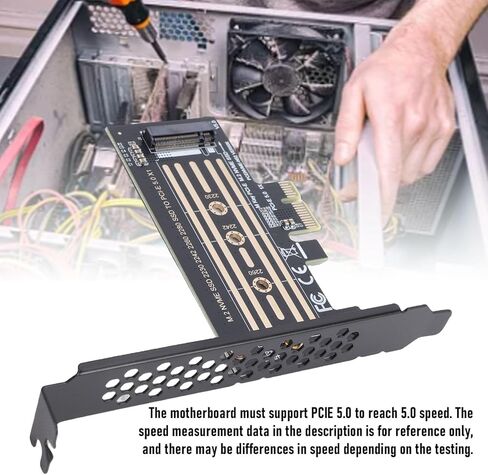 محول EBTOOLS M.2 NVME إلى PCIe X4 5.0 GEN 5، بطاقة توسيع M2 إلى NVME، 32 جيجابت في الثانية، لمحركات أقراص M.2 SSD بأحجام 2280، 2260، 2242، 2230، لـ 10 11 in Saudi Arabia