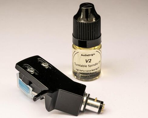 Black Straight Tonearm Headshell, AT-VM95E Cartridge, Elliptical Stylus for Denon DP300F, AKAI BT500 in Kuwait