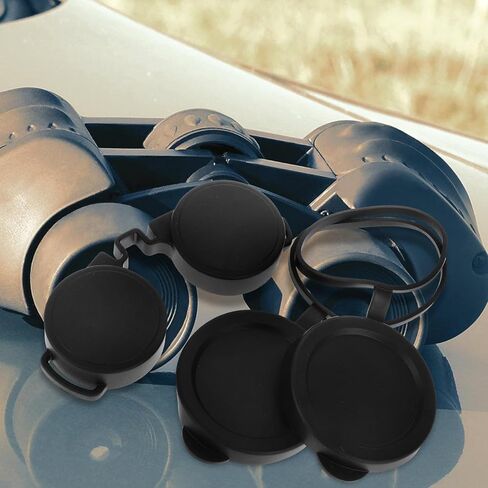 3pcs 50mm Binoculars Objective Lens Covers and Eyepiece Rubber Caps Set, Waterproof Compact Lens Protection Accessories for Outdoor Activities in Saudi Arabia