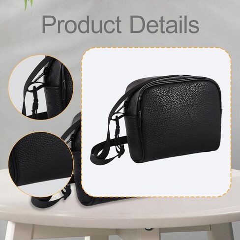 Binoculars Carrying Case for 8x30 Binoculars, PU Leather Protective Storage Bag with Adjustable Strap in Kuwait