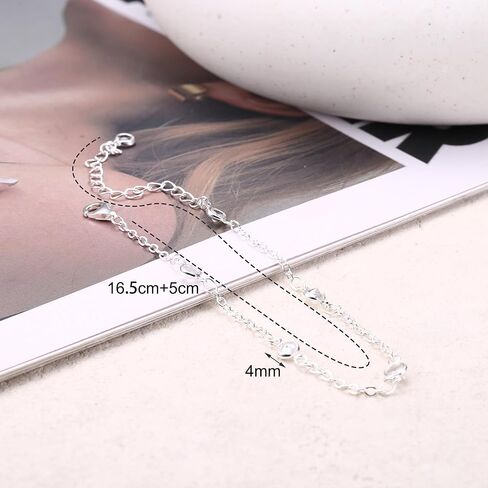 925 Sterling Silver Bracelets for Women Trendy Cubic Zirconia Womens Bracelets Classic Costume Jewelry for Women in Saudi Arabia