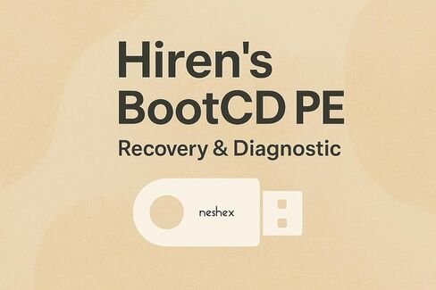 محرك أقراص فلاش USB القابل للتمهيد والتشخيص من Hiren’s BootCD PE in Kuwait