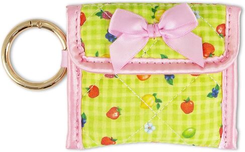Sonix Quilted Earbud Pouch | Premium Cotton Bag Charm for AirPods, Keychain Storage Case Cover with Carabiner Ring | Red Monchhichi in Saudi Arabia