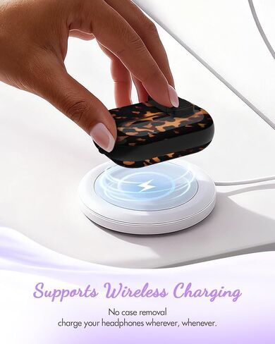 حافظة Joyleop لـ Airpods Pro 3 - مع قفل أمان، تصميم جميل للنساء والفتيات الجميلات، غطاء واقٍ من الصدمات الصلبة مع سلسلة مفاتيح لـ Airpods Pro الجيل الثالث 2025، ظهر السلحفاة in Kuwait