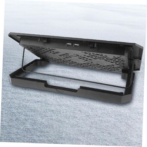 Laptop Cooling Pad 15.6-inch Quiet Fan Cooler Stand with Adjustable Speed and Blue Light, Portable Laptop Cooler Stand for Gaming and Office Use in Saudi Arabia