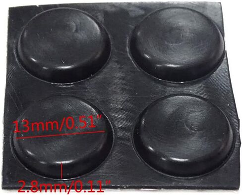 4Pcs Laptop Cooling Stand Heat Reduction Pad for PC Laptop Soft Silicone Feet in Saudi Arabia