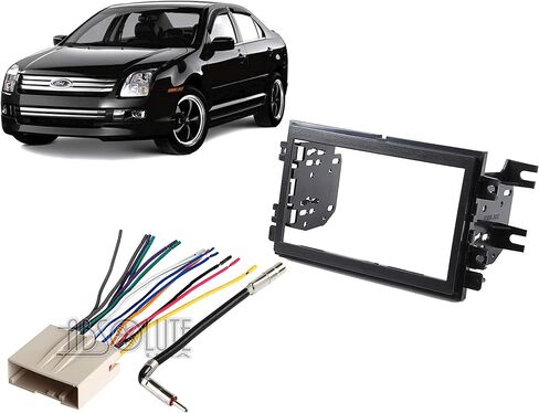 مطلق الولايات المتحدة الأمريكية ABS95-5812-3 يناسب فورد فيوجن 2006 2007 2008 2009 مزدوج DIN ستيريو تسخير راديو تثبيت داش عدة حزمة in Saudi Arabia