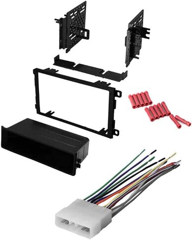 CACHÉ KIT918 Bundle with Car Stereo Installation Kit for GEO Tracker 1992 – 1997 in Dash Mounting Kit, Harness for Single or Double Din Radio Receivers (3 Item) in Saudi Arabia