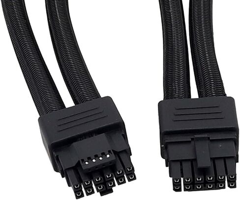 16PIN to 2x8PIN 12VHPWR GPU Cable Straight Connector GPU Extender Extension Cable For 3090Ti 4070Ti 4080 4090 in Saudi Arabia