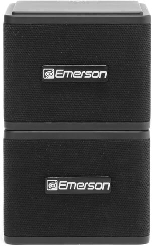 Emerson EAS-3006-BK Sound Blox - مكبرات صوت بلوتوث لاسلكية قابلة للتكديس مغناطيسيًا، اتصال فوري، صوت متعدد الغرف، شحن USB-C، مضخم صوت مدمج in Kuwait