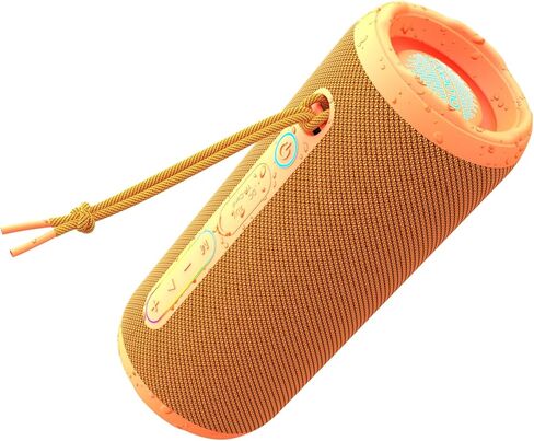 Portable Speaker Bluetooth, Powerful Deep Bass, Wireless Stereo Pairing, IPX7 Waterproof Dustproof,12H Playtime, Portable Outdoor Speaker for Travel, Sport, Party, Biking (Black) in Saudi Arabia