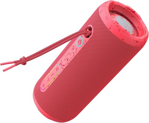 Portable Speaker Bluetooth, Powerful Deep Bass, Wireless Stereo Pairing, IPX7 Waterproof Dustproof,12H Playtime, Portable Outdoor Speaker for Travel, Sport, Party, Biking (Black) in Saudi Arabia