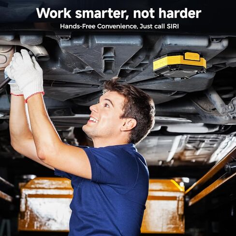 Magnetic Bluetooth Jobsite Speaker, Portable Wireless Speakers with Hook, Hands-Free Calls, 45H Battery Stereo Sound TWS for Golf Accessories Golf Gifts, Camping, Outdoor, Construction in Kuwait